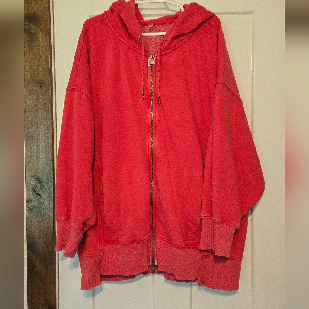 Free People Sprint To The Finish Zip-Up